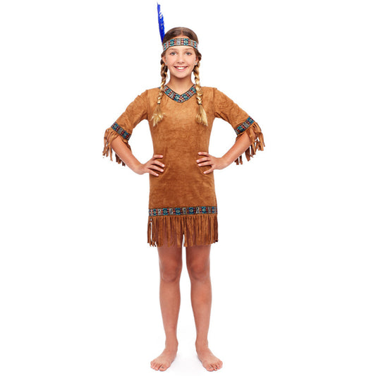 Girls Iniya Native American Costume