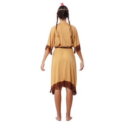 Womens Makah Indian Costume