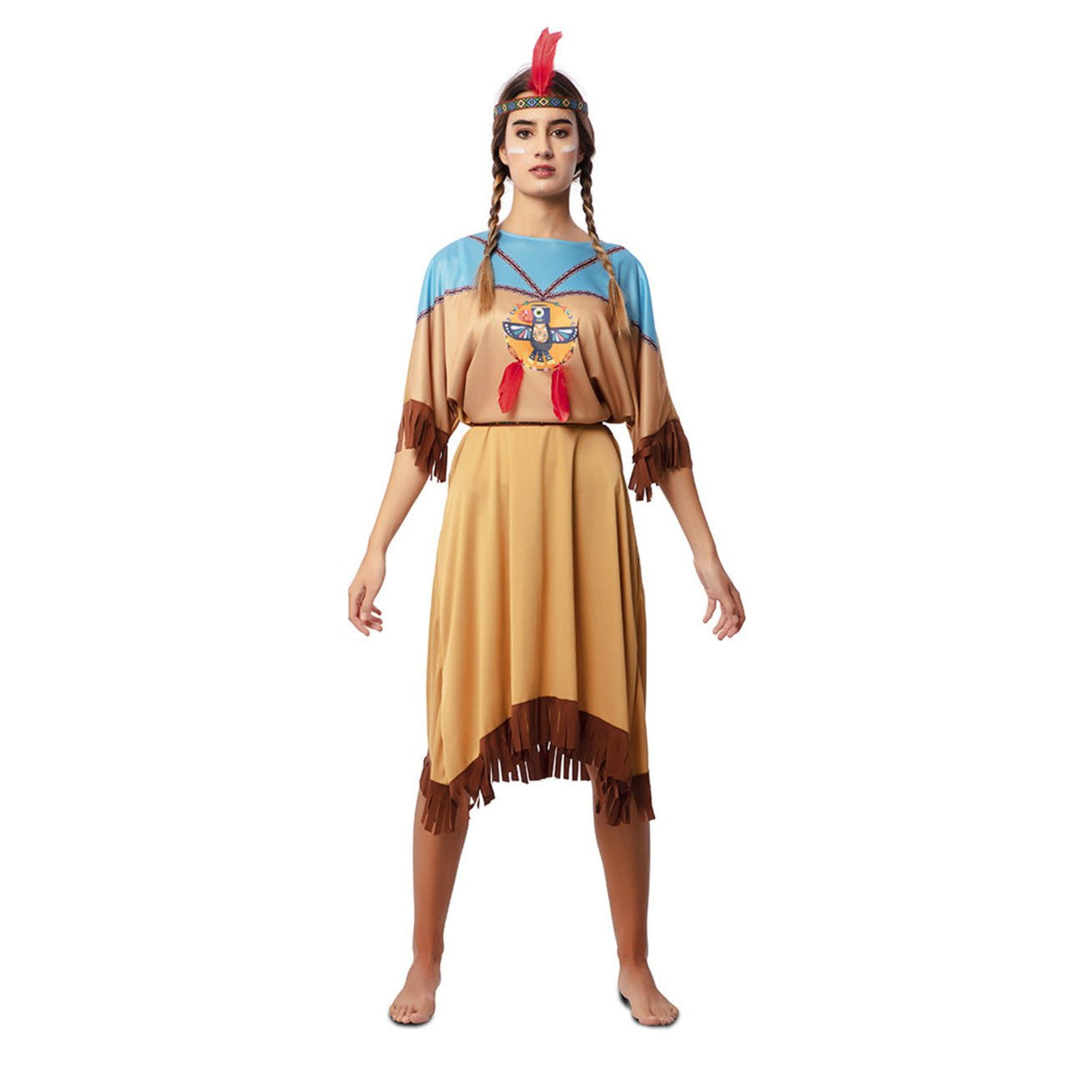 Womens Makah Indian Costume