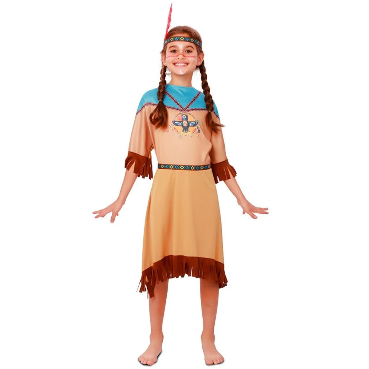 Girls Makah Indian Costume