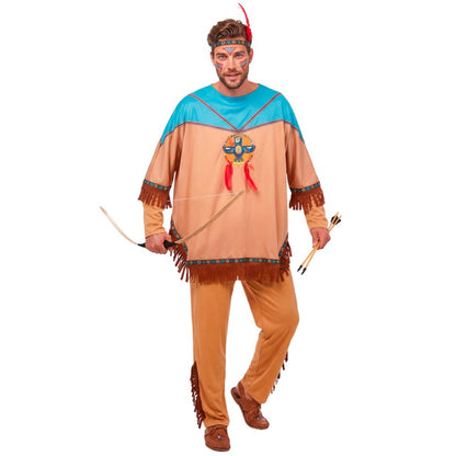 Mens Makah Indian Costume