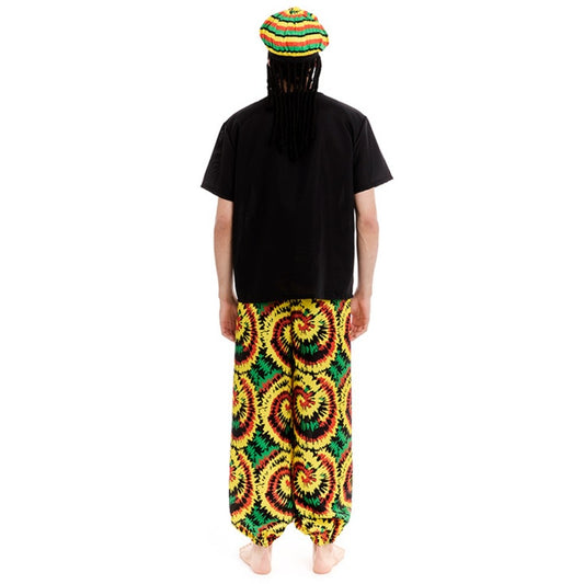 Mens Jamaican Rastafarian Marley Costume