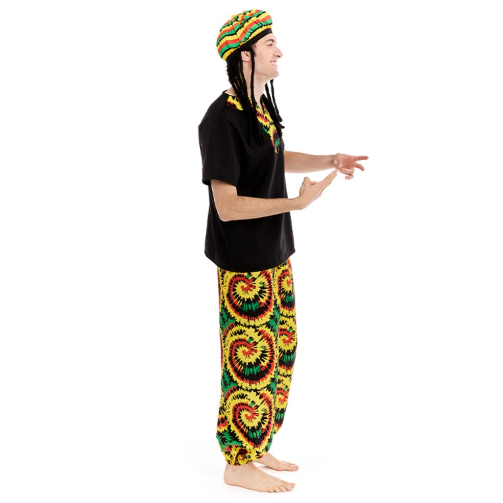 Mens Jamaican Rastafarian Marley Costume
