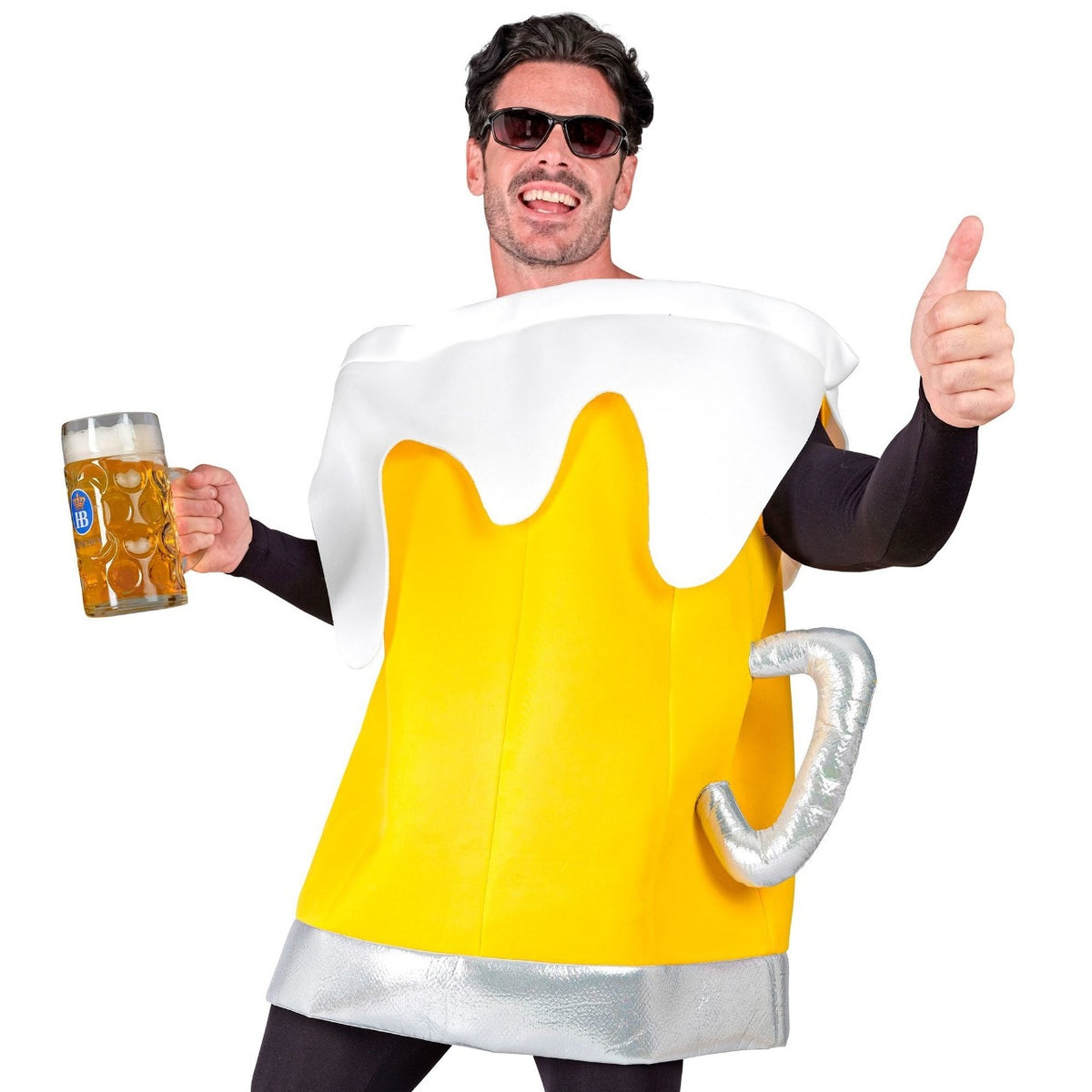 Yellow Beer Jug Adult Costume