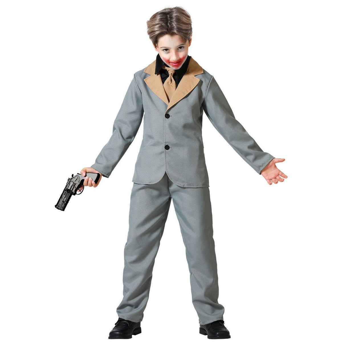 Boys Grey Joker Costume