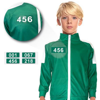 Kids Green Squid Game Player Costume