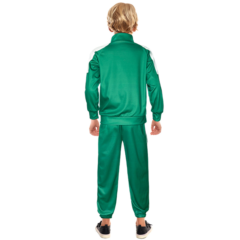 Kids Green Squid Game Player Costume