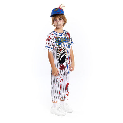Boys Zombie Baseball Player Costume