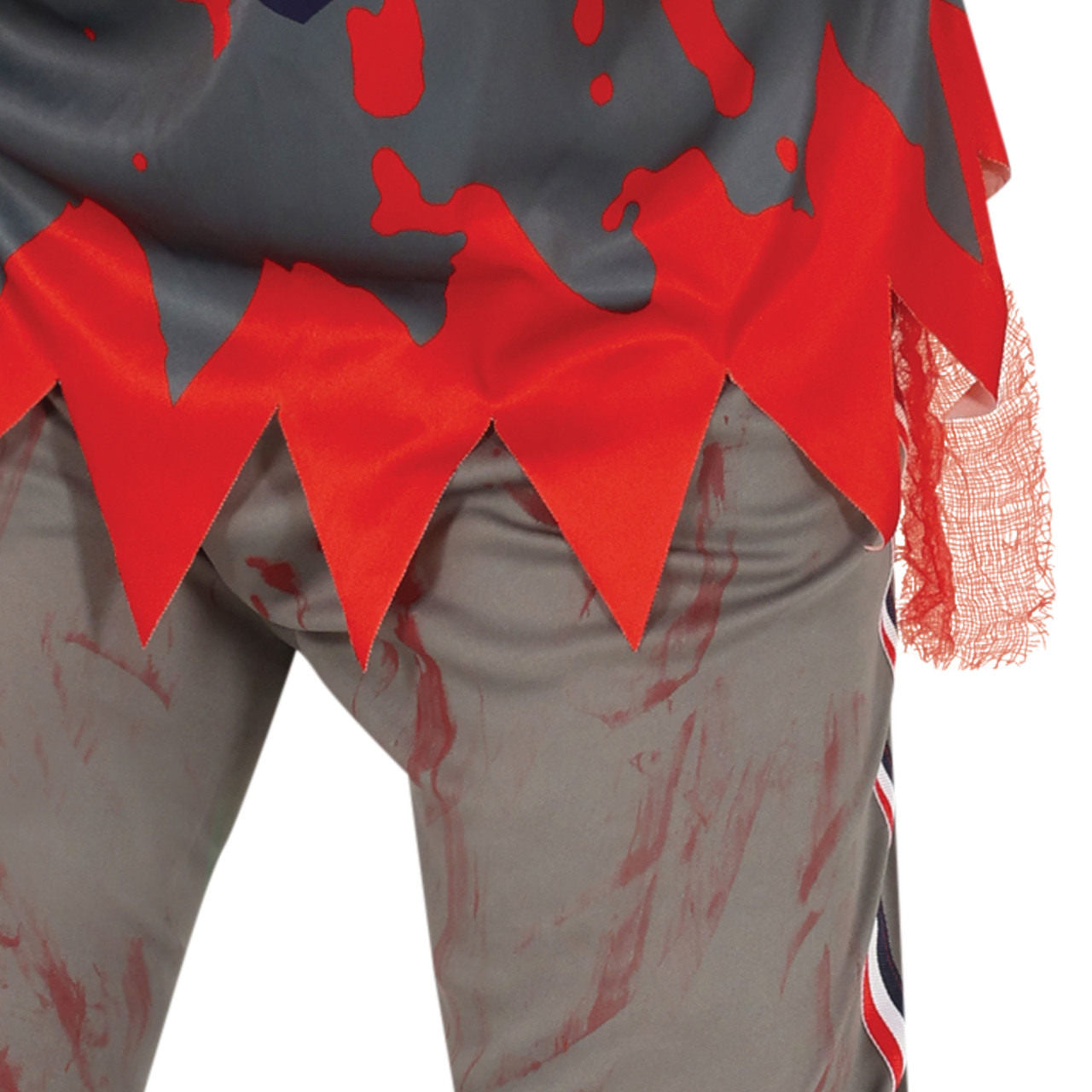 Mens Zombie Rugby Player Brains Costume