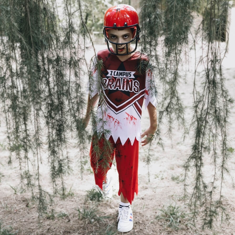 Boys Zombie Rugby Player Costume