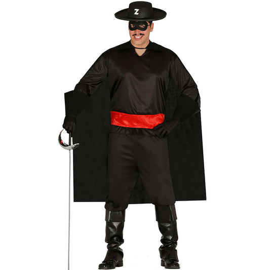 Mens Vigilante Zorro Costume