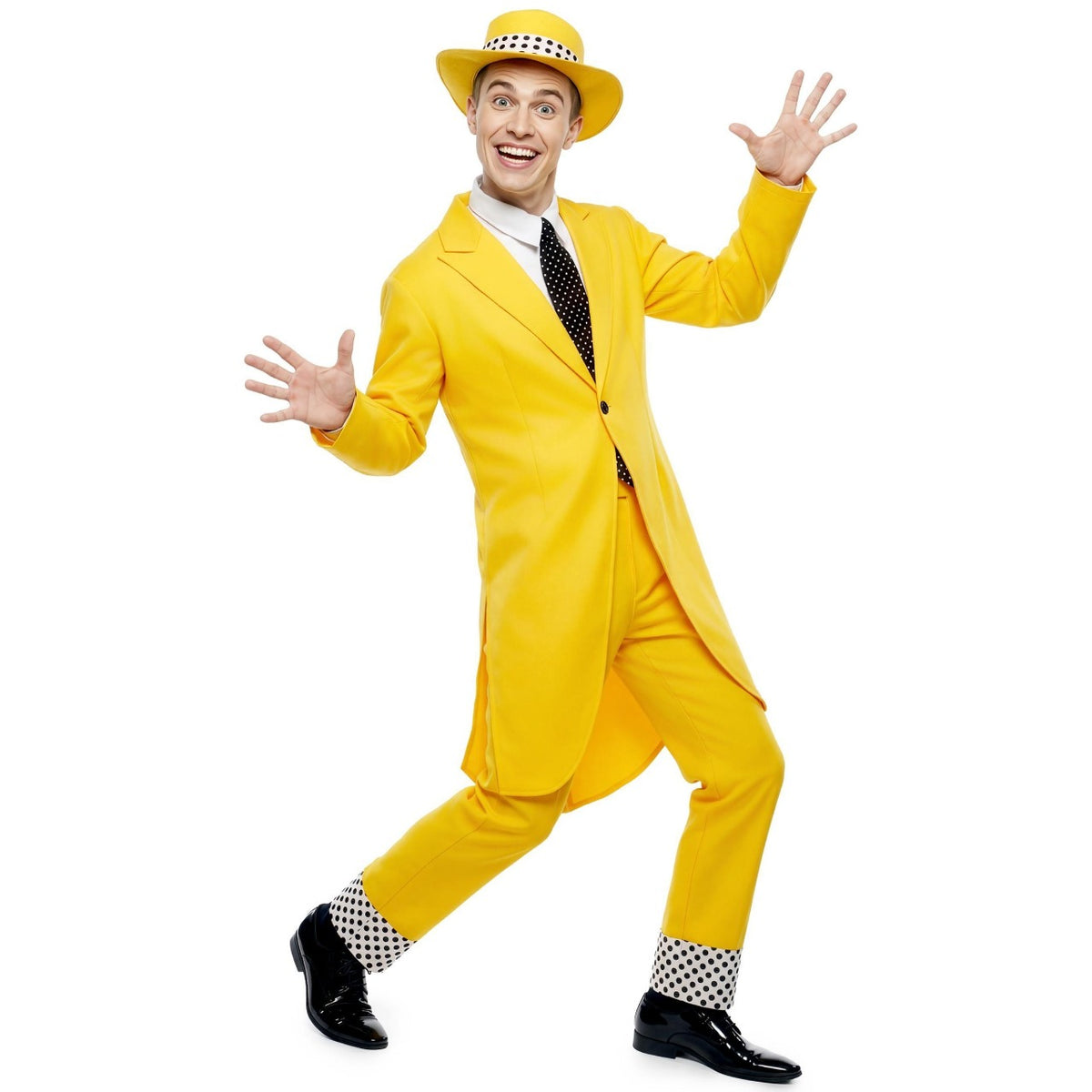 Mens The Mask Yellow Costume