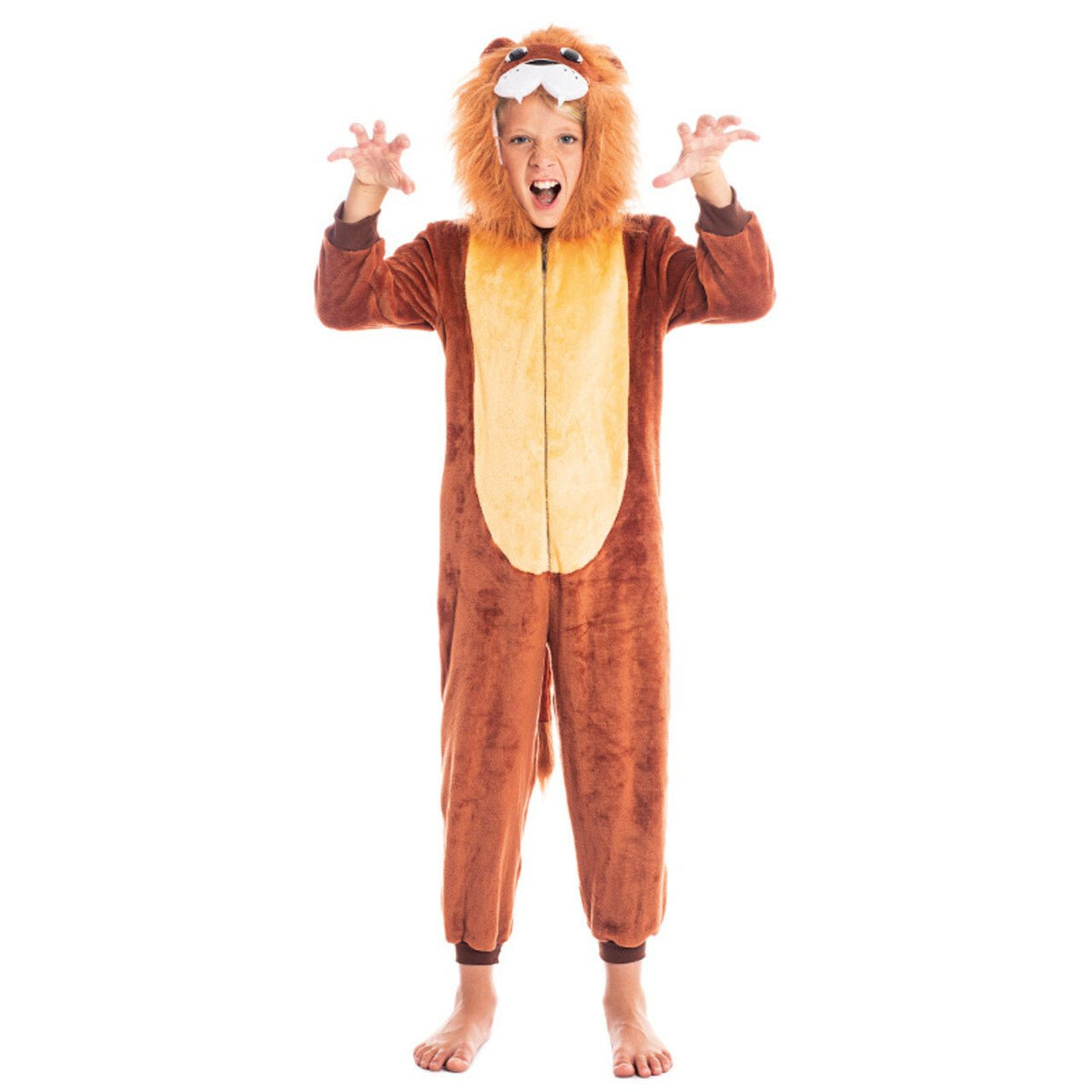 Kids Lion Hooded Costume