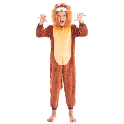 Kids Lion Hooded Costume