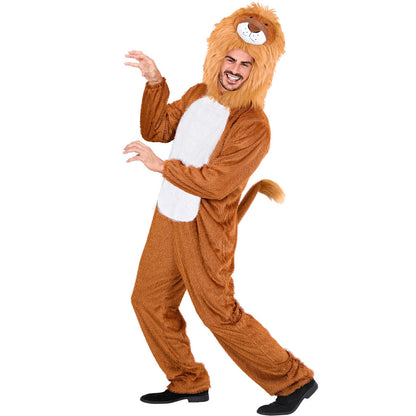 Adult Plush Lion Costume