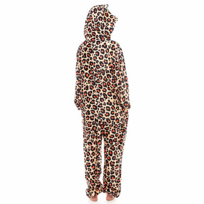Adult Plush Leopard Costume