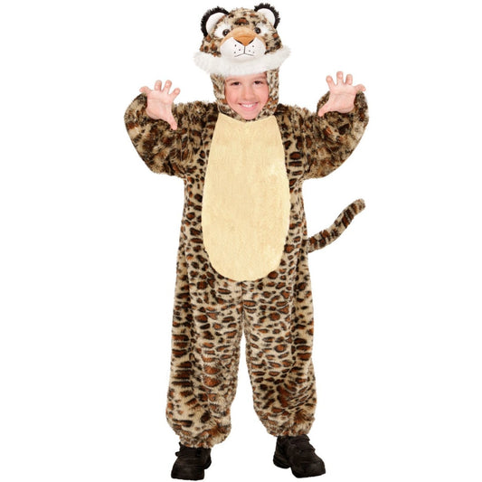 Kids Soft Plush Leopard Costume
