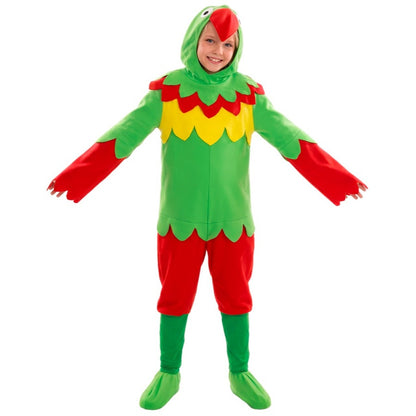 Kids Multicoloured Parrot Costume