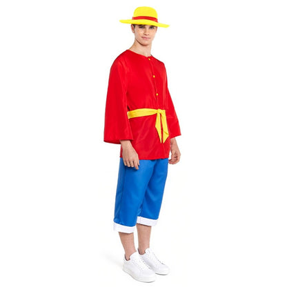 Adult Adventurer Luffy One Piece Costume