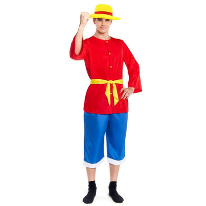 Adult Adventurer Luffy One Piece Costume
