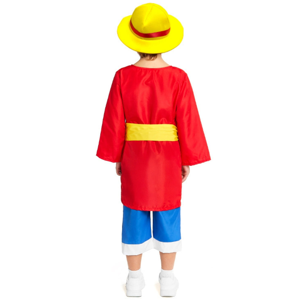 Kids Adventurous Luffy One Piece Costume