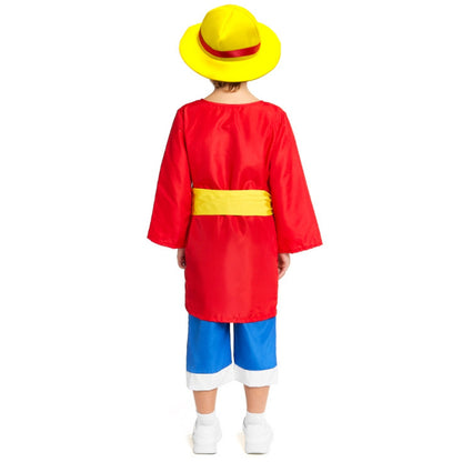 Kids Adventurous Luffy One Piece Costume