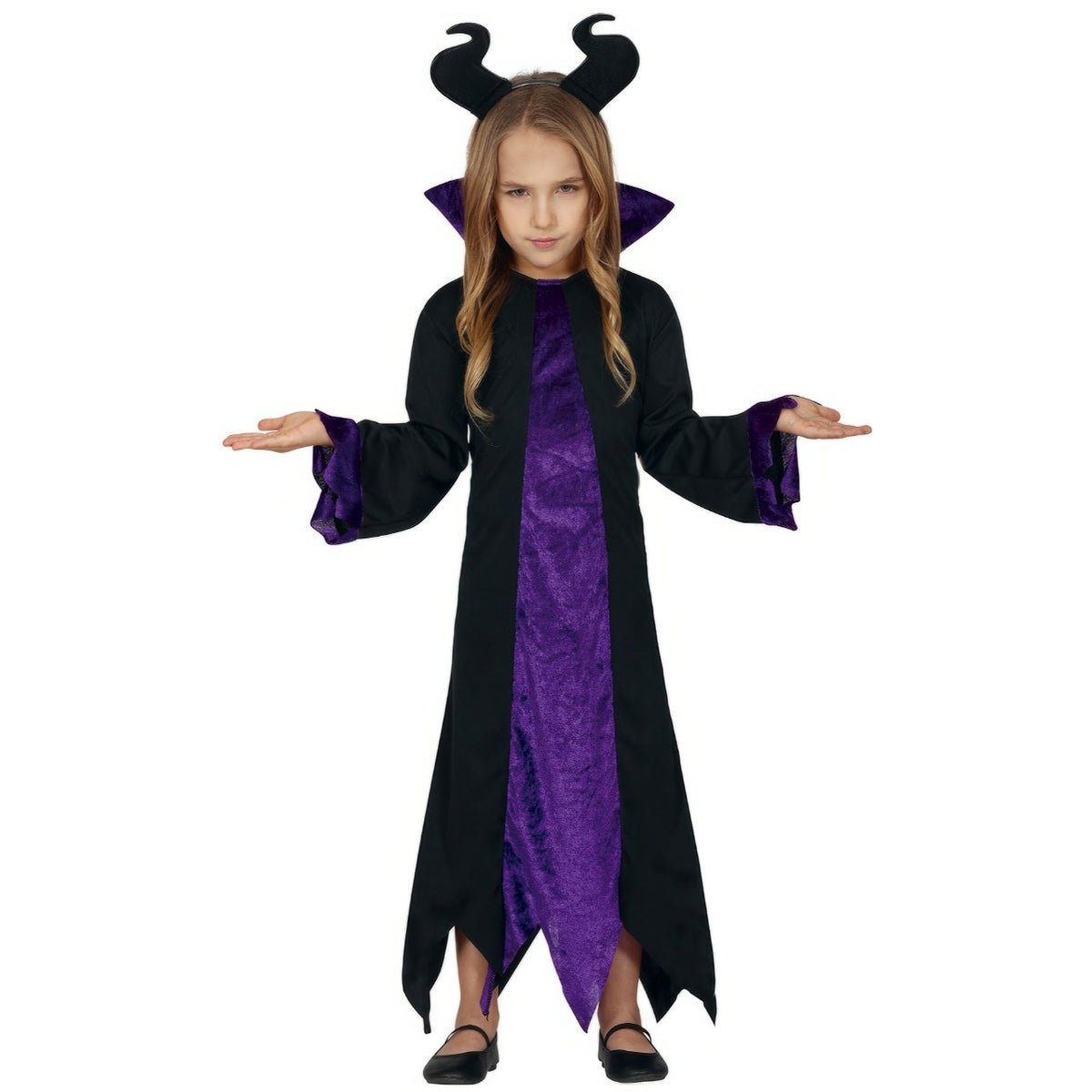 Girls Evil Stepmother Maleficent Costume