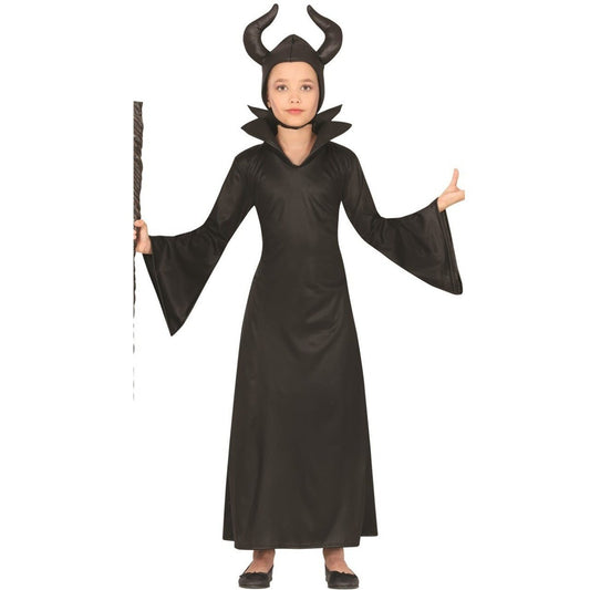 Girls Black Maleficent Costume