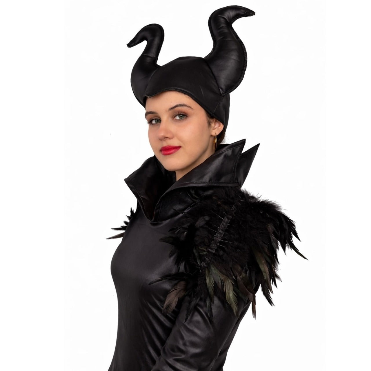 Womens Maleficent Feather Costume