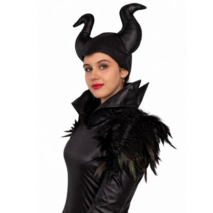 Womens Maleficent Feather Costume