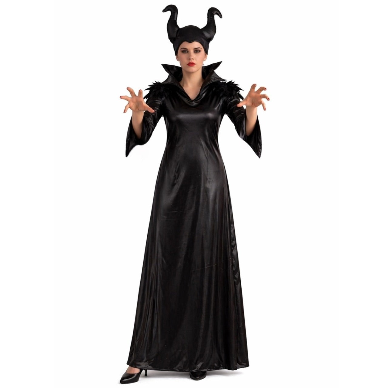 Womens Maleficent Feather Costume