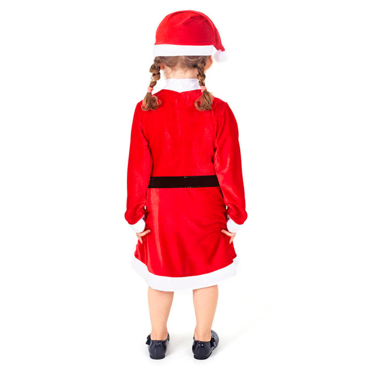 Girls Mrs Claus Belt Costume