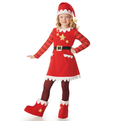 Girls Star Mrs Claus Costume