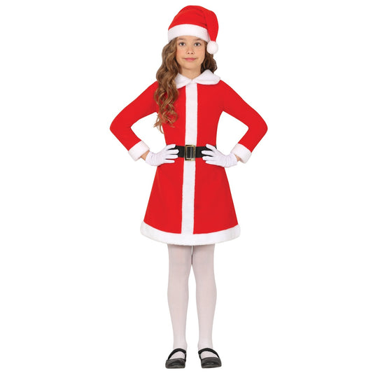 Girls Mrs Claus Costume