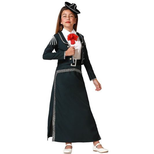 Girls Black Mariachi Costume