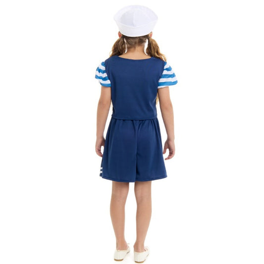 Girls Blue Sailor Costume