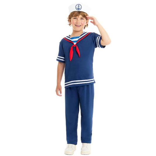 Boys Blue Sailor Costume