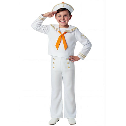 Kids White Sailor Costume