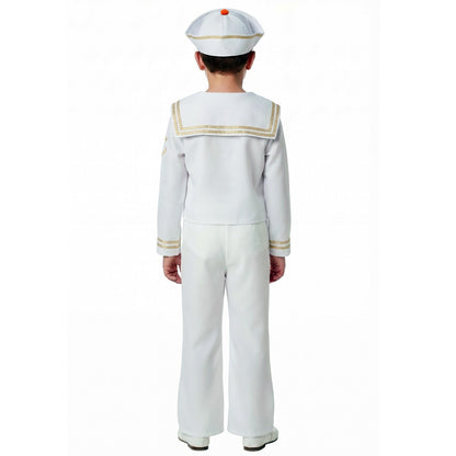Kids White Sailor Costume