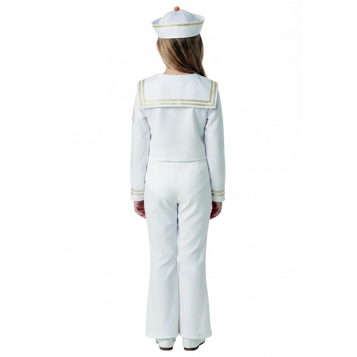 Kids White Sailor Costume