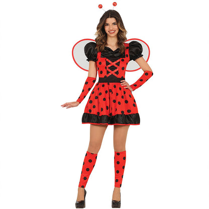 Womens Ladybird Polka Dot Costume