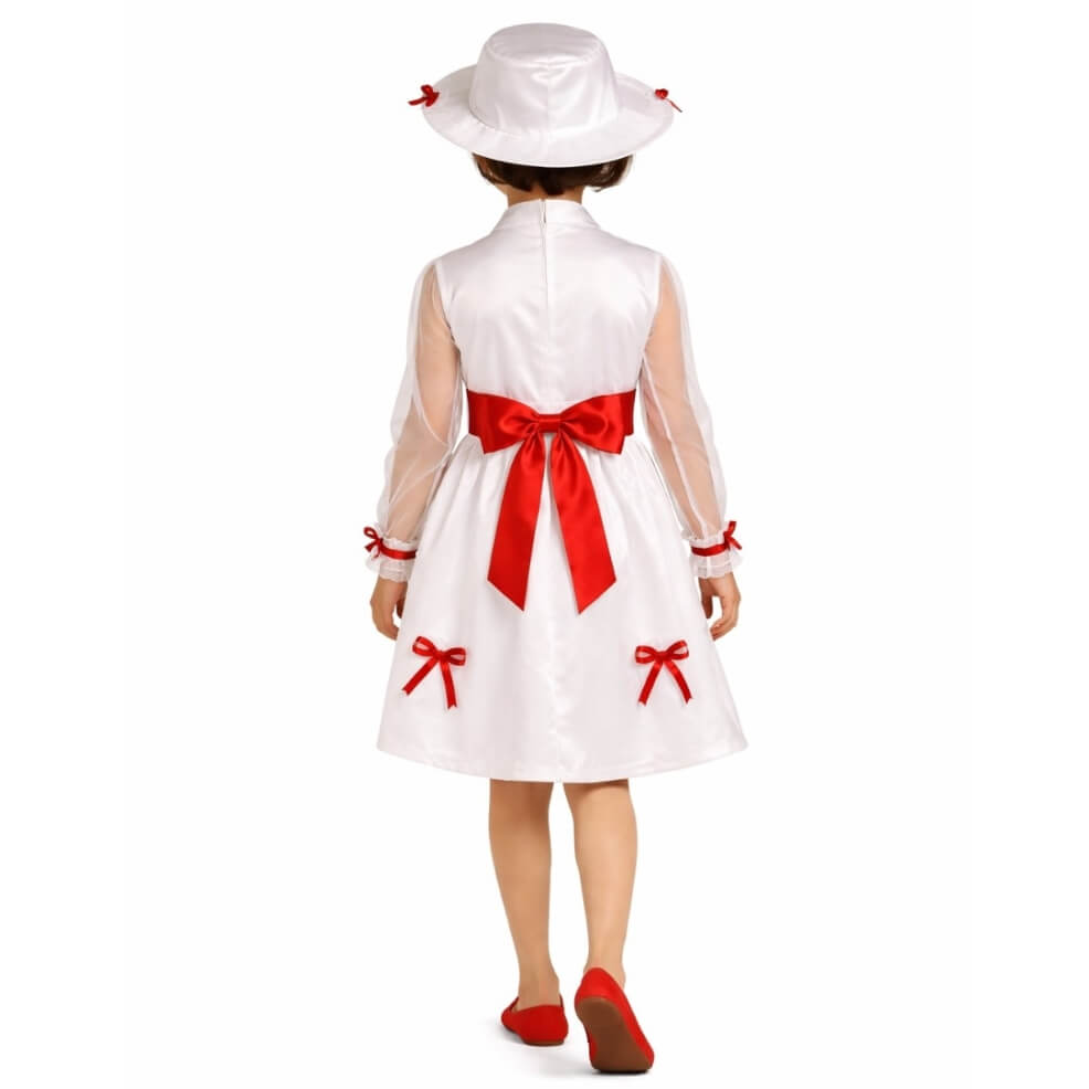 Girls Magical Poppins Nanny Costume