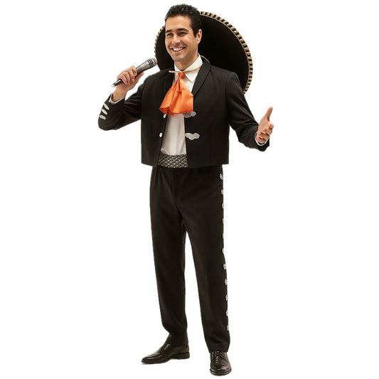 Mens Black Mexican Costume