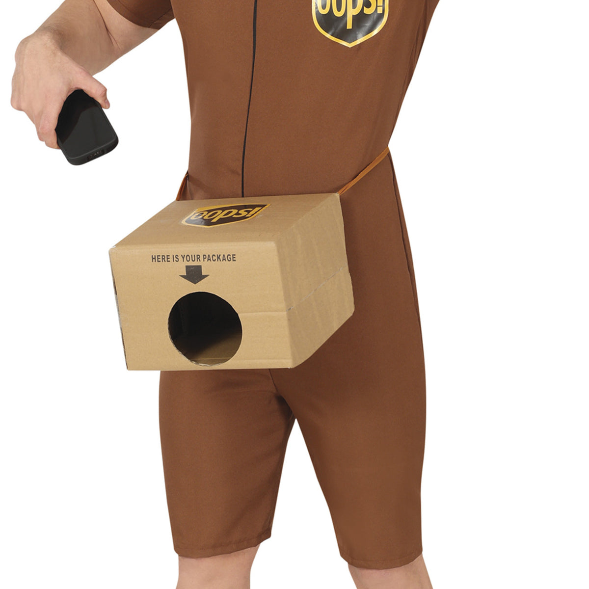 Mens UPS Courier Costume for Mens