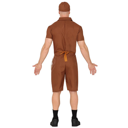 Mens UPS Courier Costume for Mens