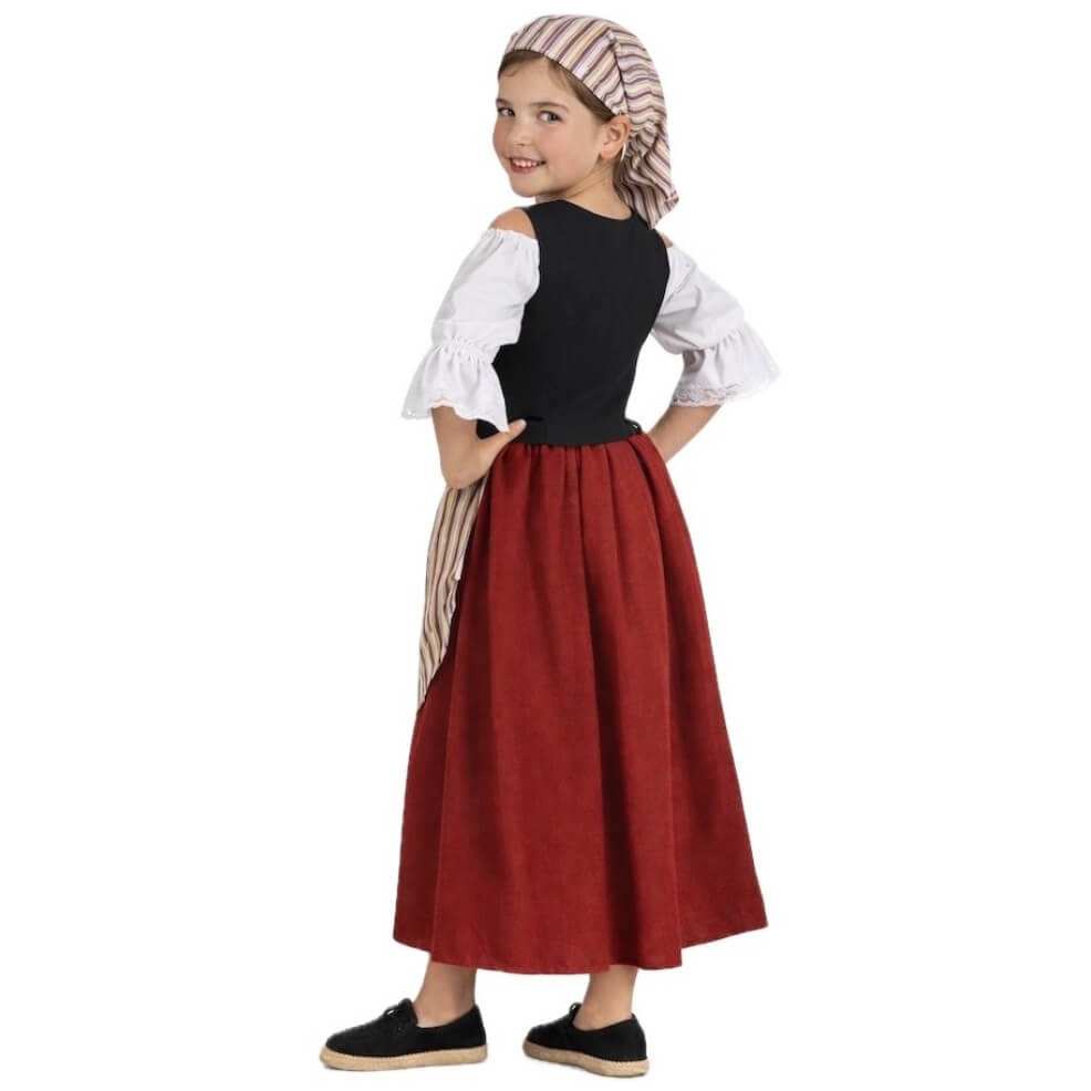 Girls Constanza Tavern Maid Costume