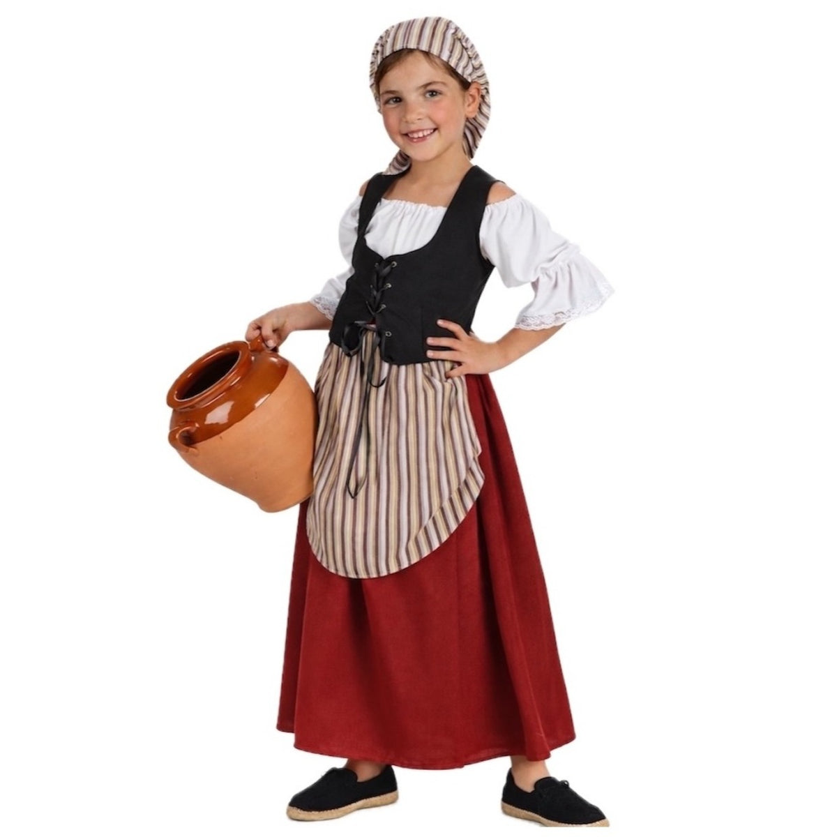 Girls Constanza Tavern Maid Costume