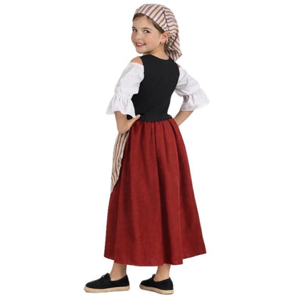 Girls Constanza Tavern Maid Costume