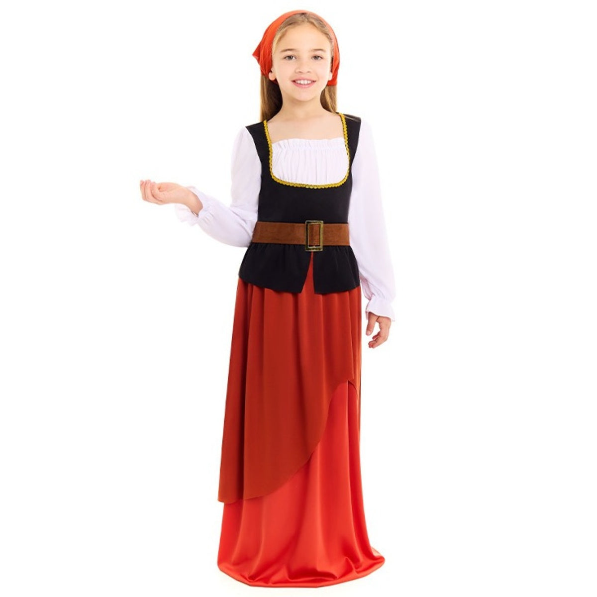 Girls Medieval Tavern Maid Costume