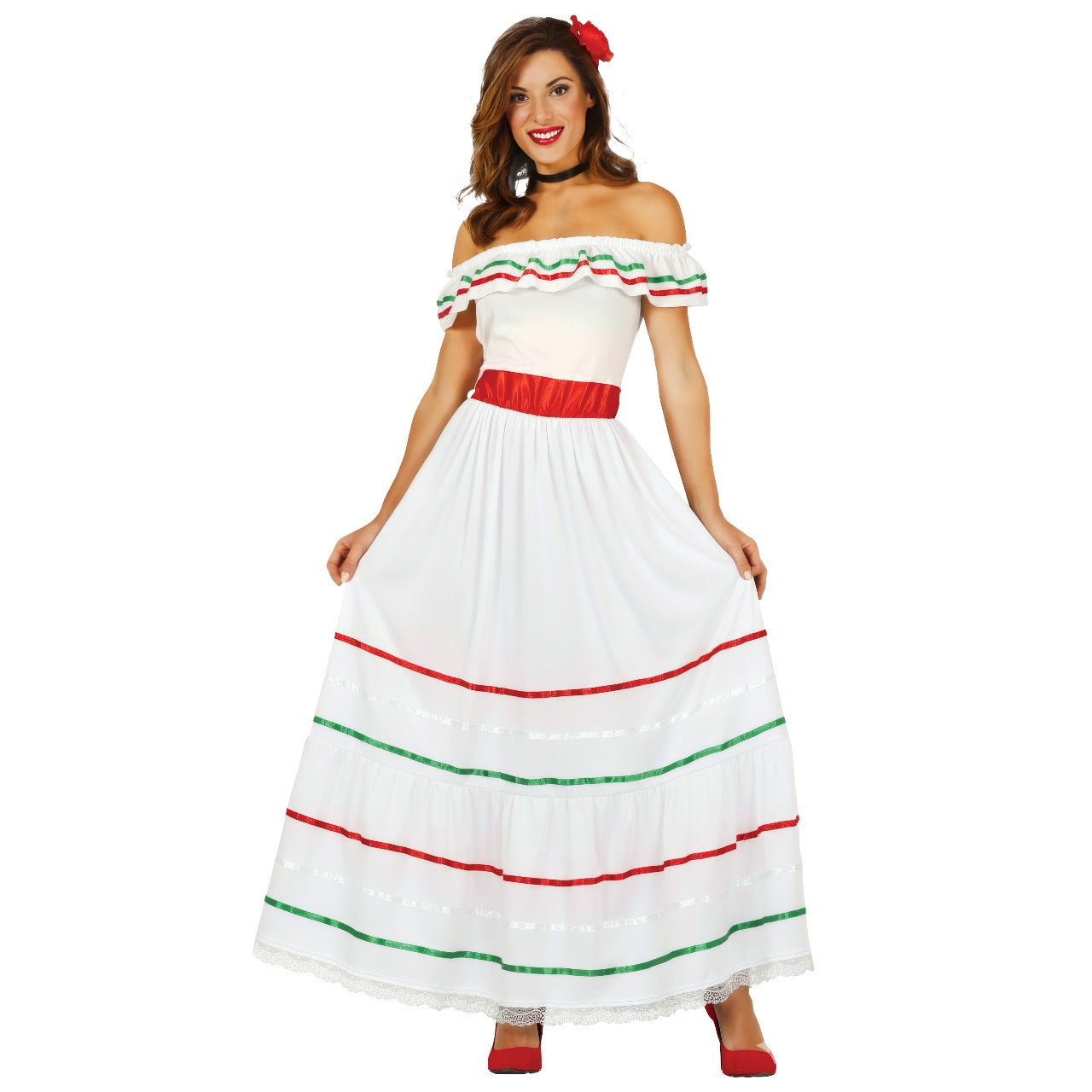 Womens White Mexican Costume